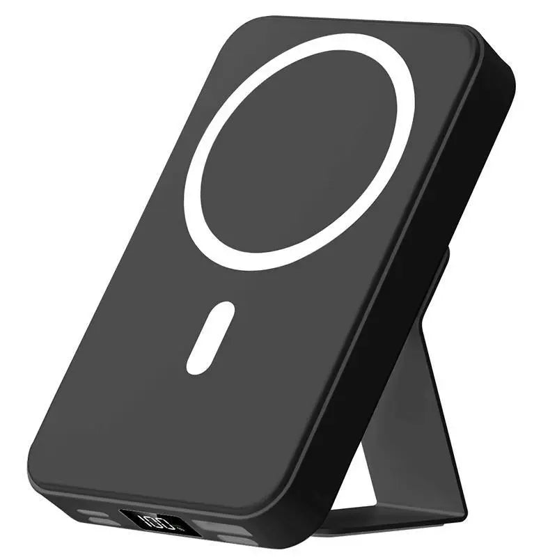 10000Mah Magnetic Power Bank - Portable Mobile Charger with Foldable Stand, LED Digital Display, for Iphone, Android, Smartphone, Back to School Haul Tools and Gadgets, Compact Travel Gifts for Him Battery Pack,Back to School,Back to School Haul
