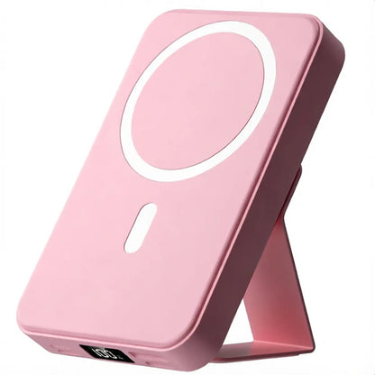 10000Mah Magnetic Power Bank - Portable Mobile Charger with Foldable Stand, LED Digital Display, for Iphone, Android, Smartphone, Back to School Haul Tools and Gadgets, Compact Travel Gifts for Him Battery Pack,Back to School,Back to School Haul